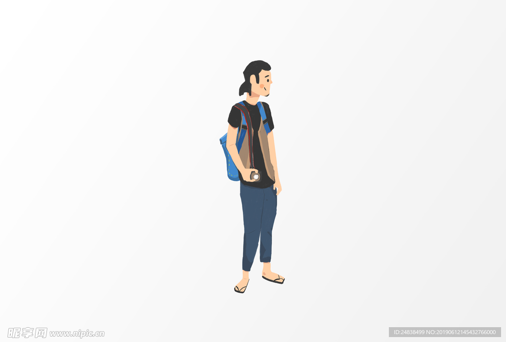 插画  人物