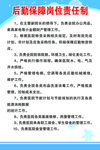 后勤保障岗位责任制