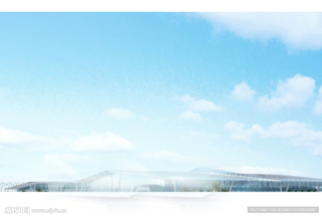 天空素材景观效果图