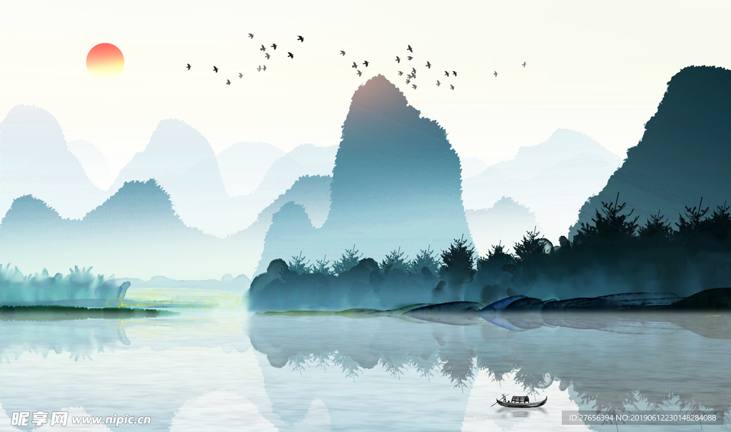 山水画