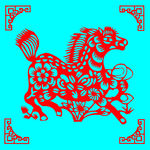 马剪纸
