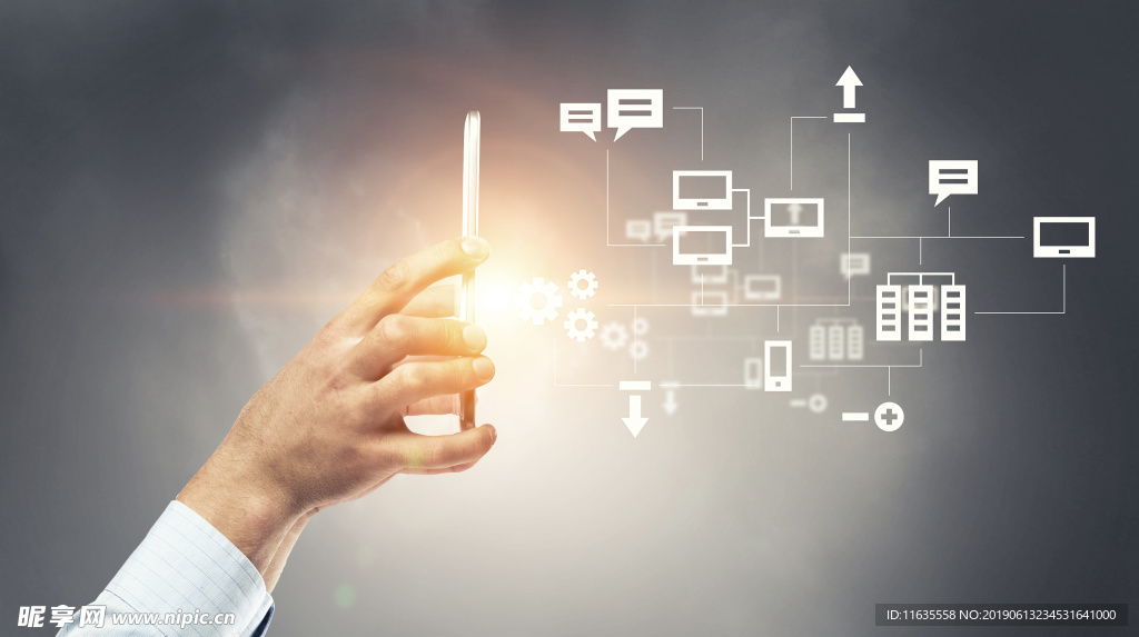 各种手势触屏图片