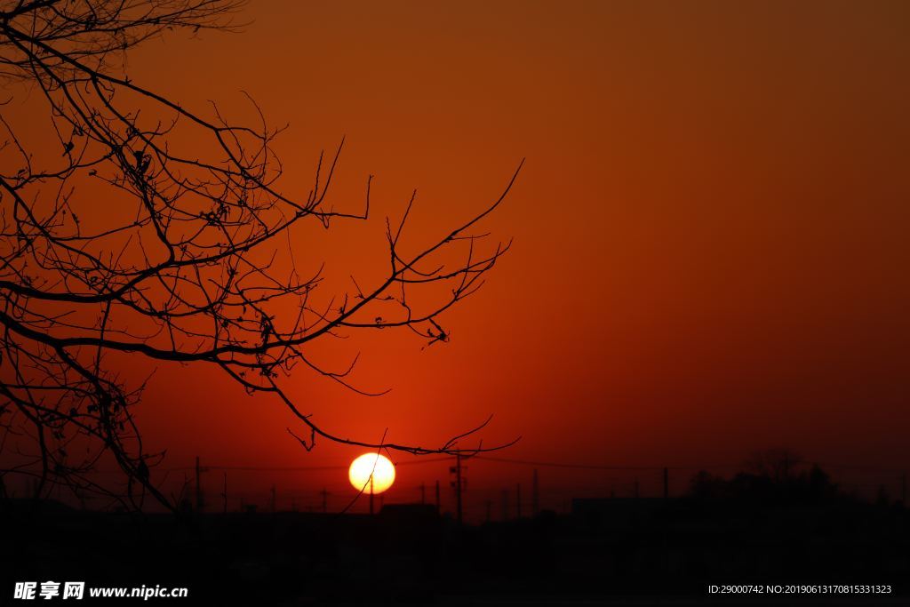 黄昏 夕阳 彩霞 美景 晚霞