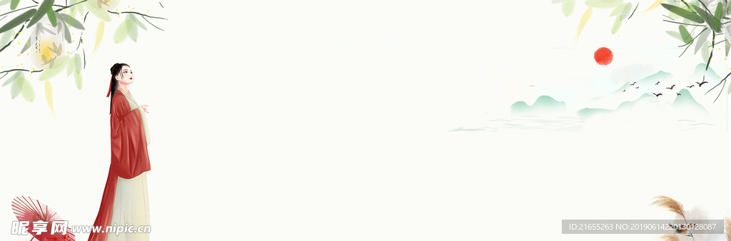 古风背景banner