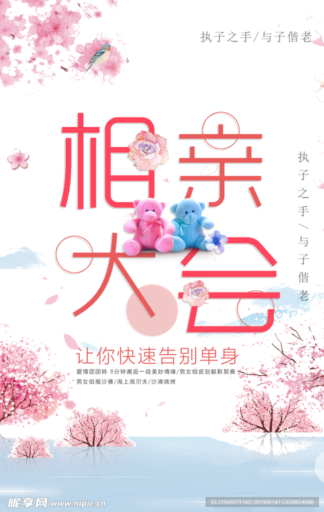 相亲大会告白浪漫海报