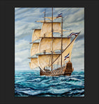 艺术帆船装饰画