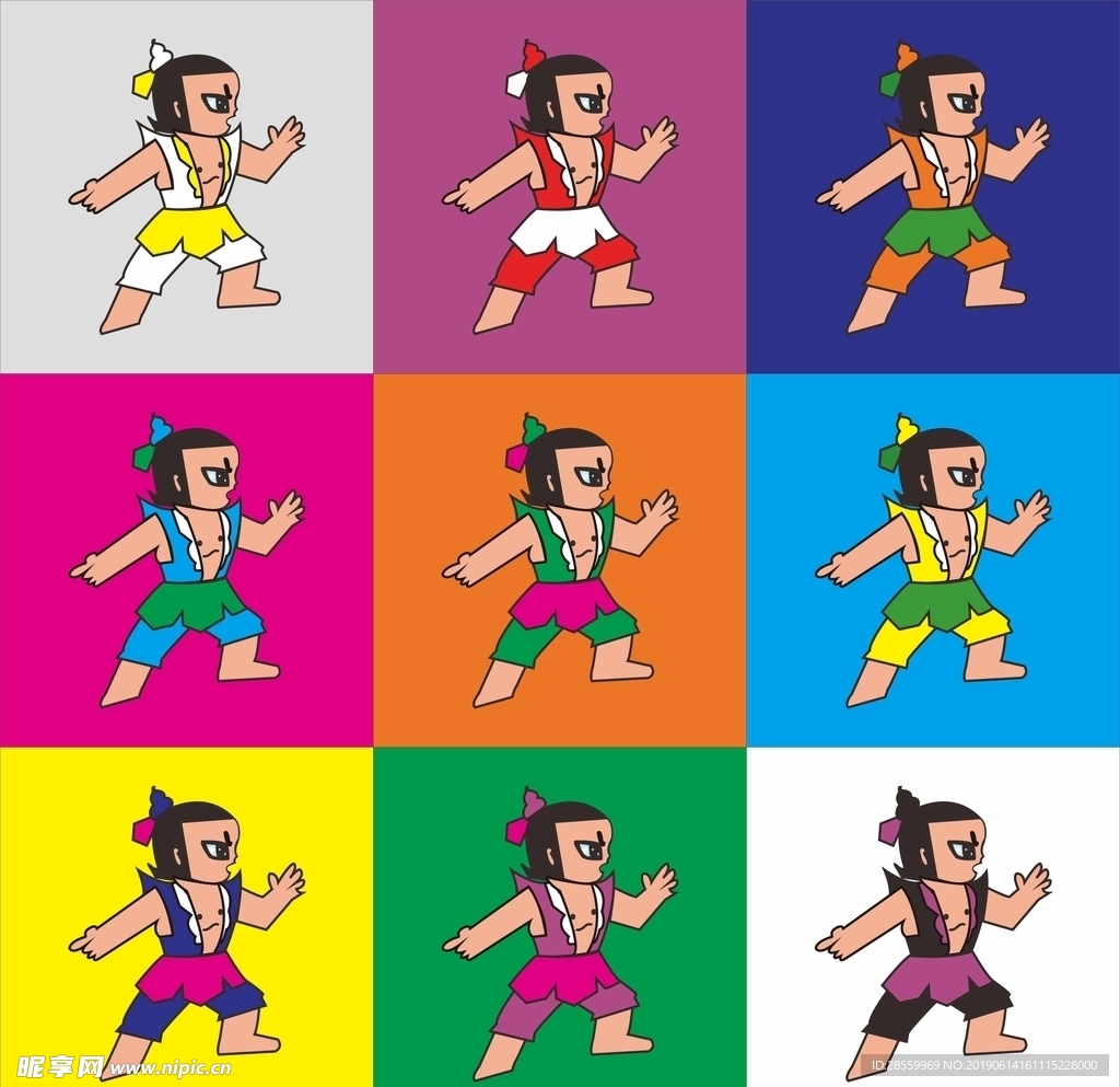 综合色彩结构