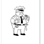 简笔画动漫警察