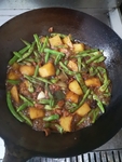 土豆豆角炖肉