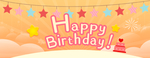 儿童展板生日快乐祝福机动中队图