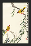 两个黄鹂鸣翠柳