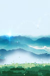 中国风山脉背景