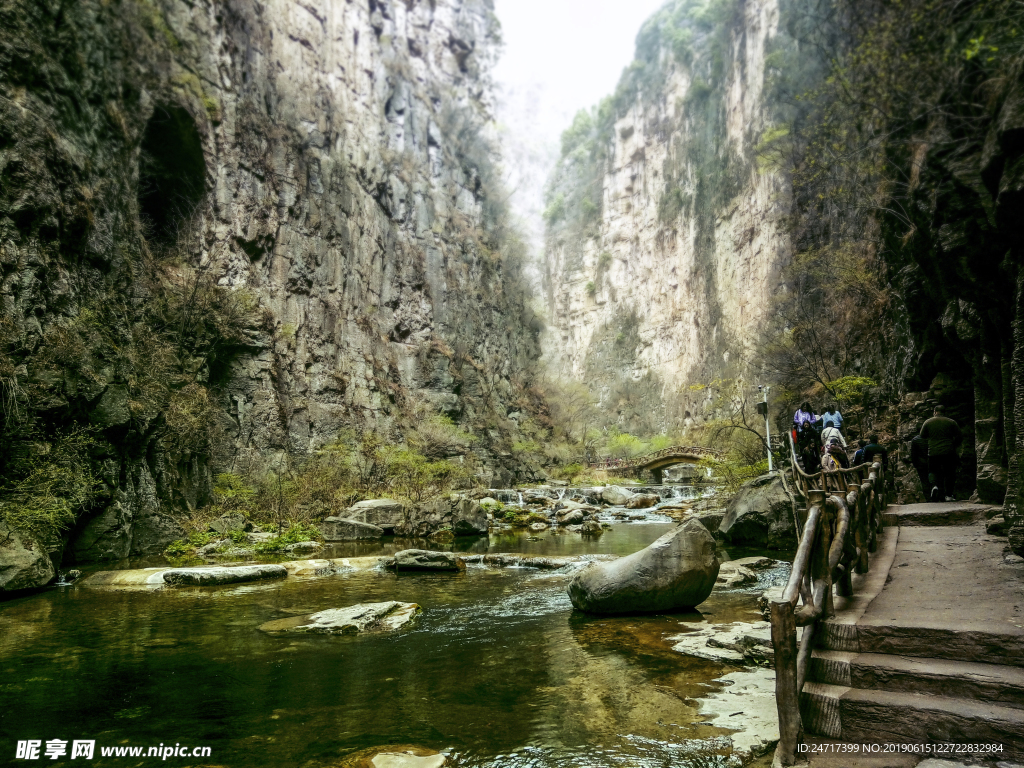 八泉峡 小河 流水 山涧