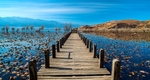 云南大理下关洱海大理古城风景