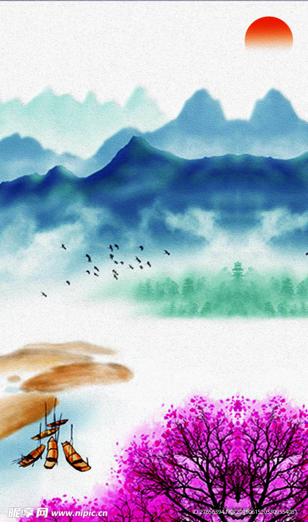 山水画