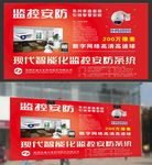 现代智能化安防监控系统海报