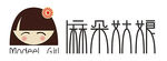麻朵姑娘奶茶店logo