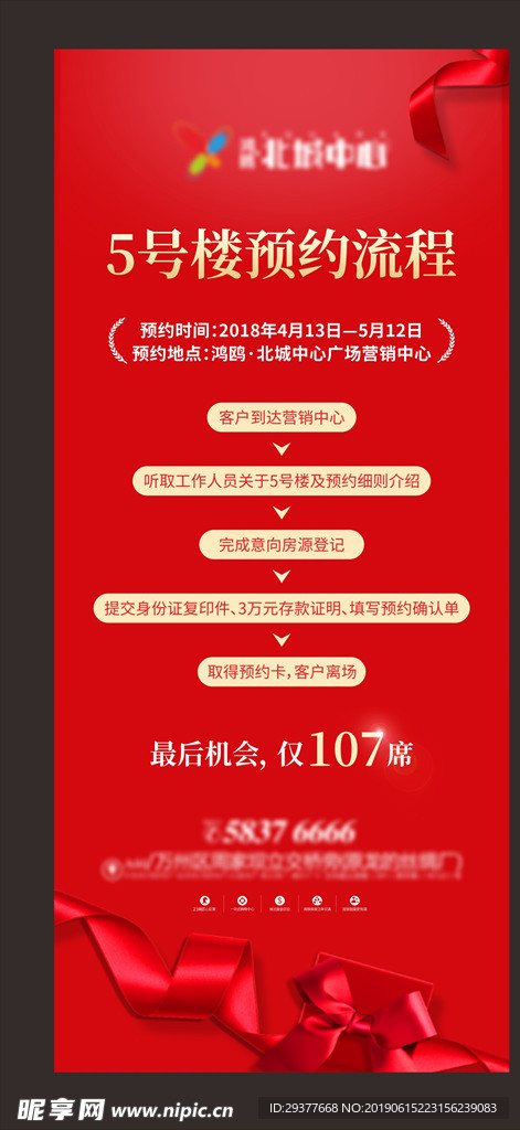 接房流程展架