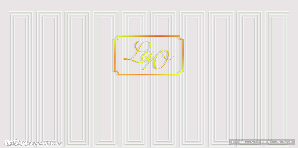 白色背景边框