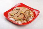 蒜香猪排饭