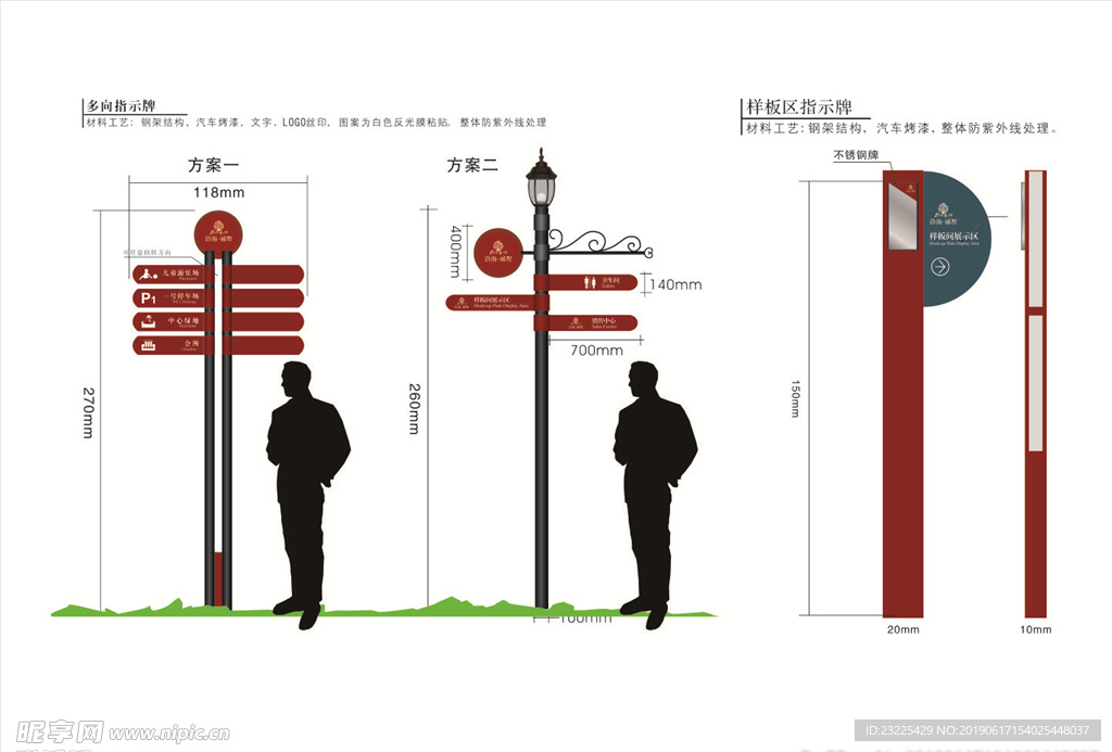 多向指示牌