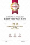 简约大气通用荣誉证书资格证书