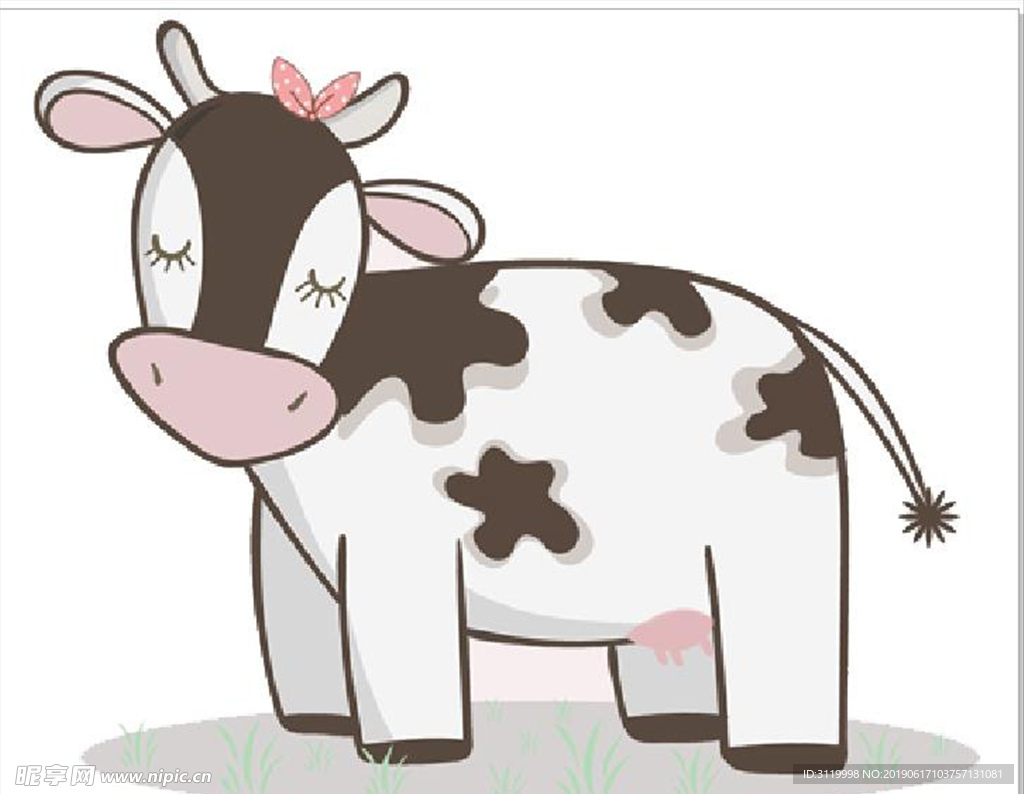 卡通 动物 牛