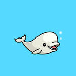 卡通海豚