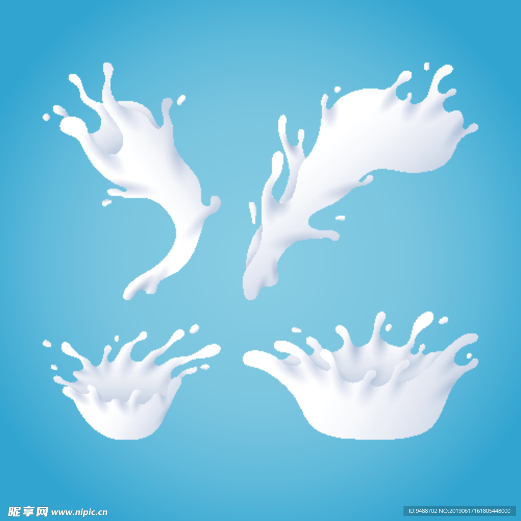 牛奶飞溅