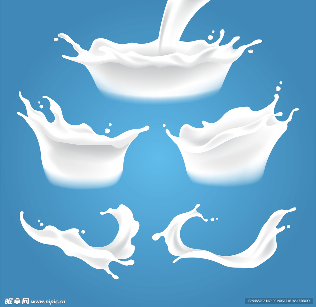 牛奶飞溅
