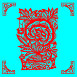 花卉剪纸