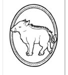 简笔画猪
