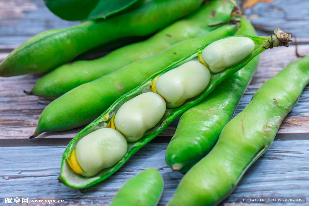 新鲜蔬菜蚕豆