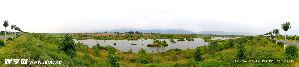 美丽的河道风景