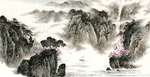 山水画 水墨画 国画 丹青