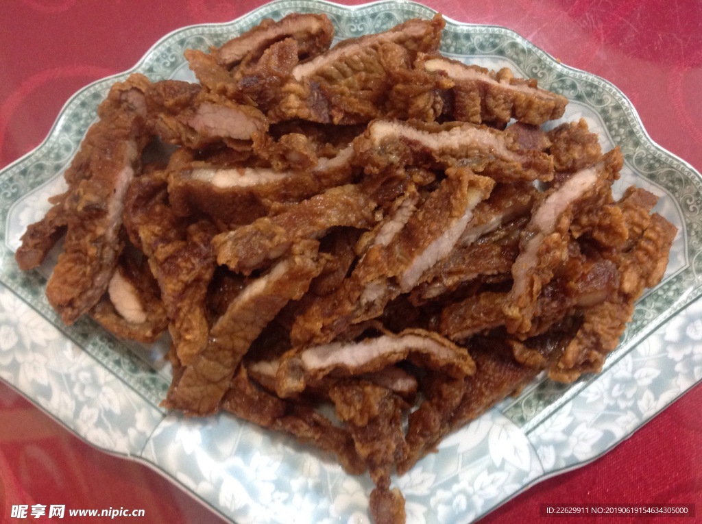 干炸五香肉 潍县菜