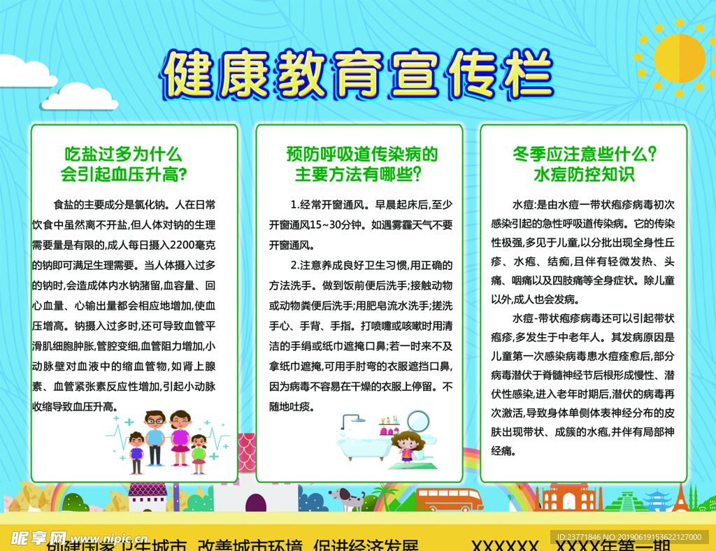 健康教育宣传栏