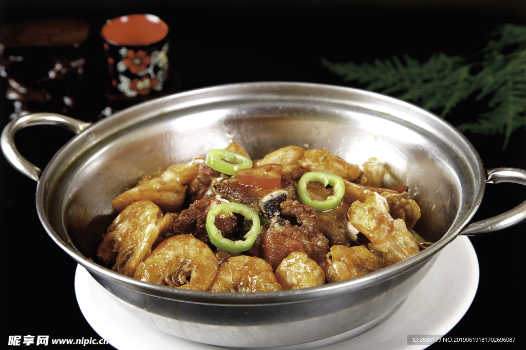 干锅排骨虾