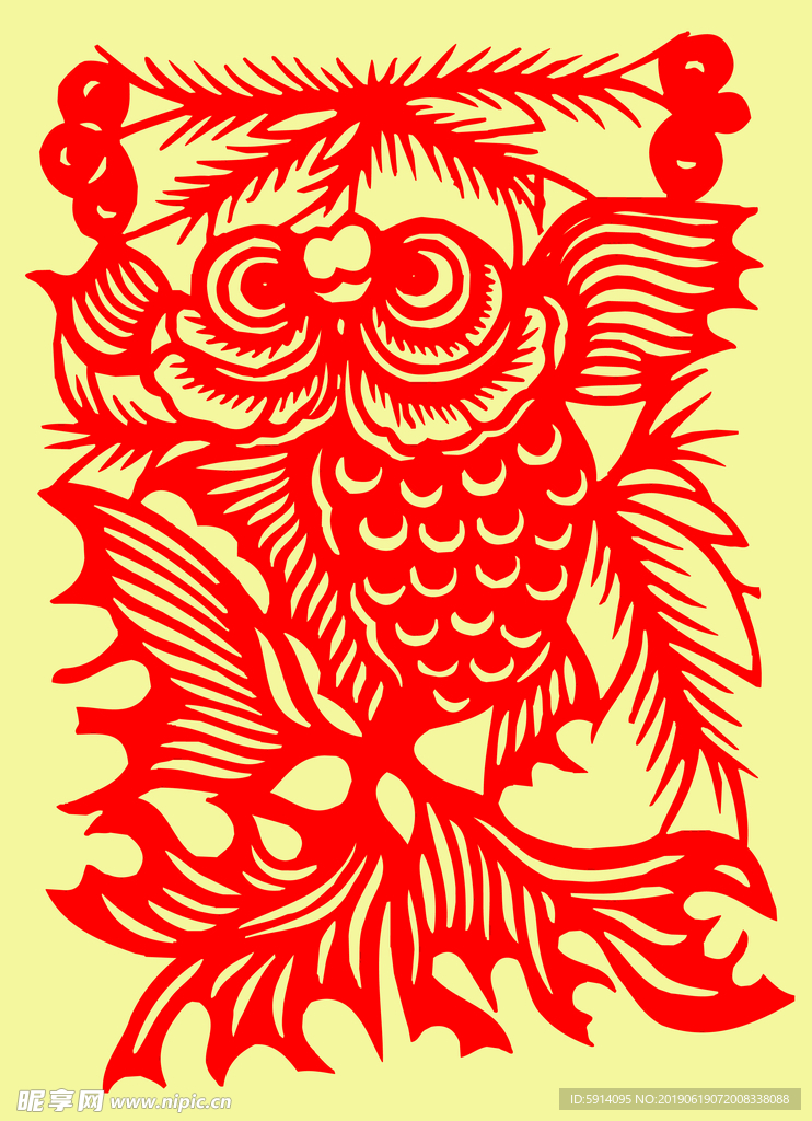 春节剪纸农俗剪纸