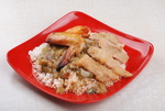 柳翅双拼饭