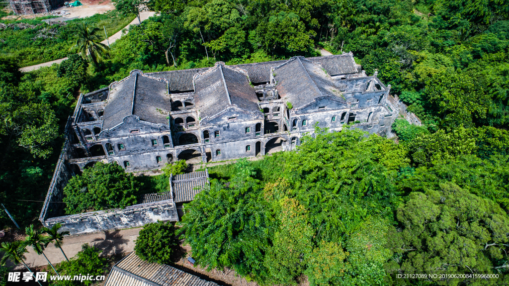 航拍文昌 符家宅