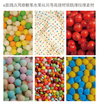 圆点风格糖果水果玩具等高清材质
