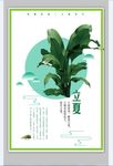 24节气立夏海报