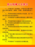 制度牌  防火防爆
