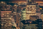 美国纽约国外城市建筑夜景地产