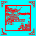 园林剪纸