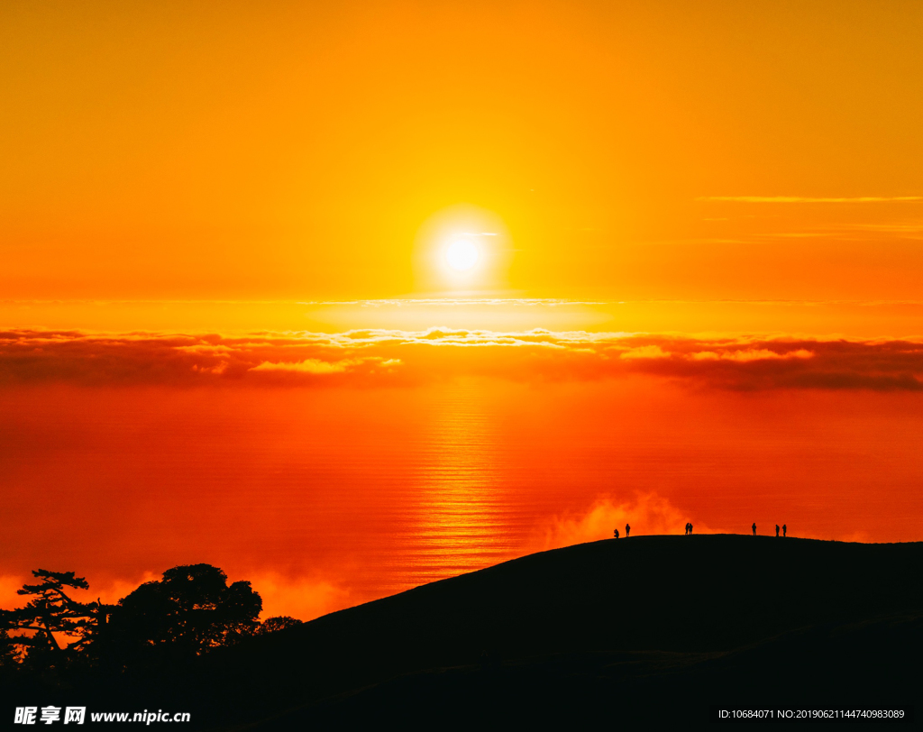 落日夕阳美景