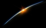 大气银河系星空背景