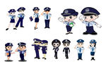 卡通警察