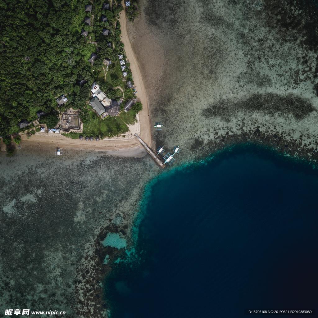 海岸俯拍